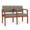 Lesro Lenox 2 Seat Tandem Seating W/ Arm, 44 in W 26 in L 31.5 in H LW2103 - alternate 1